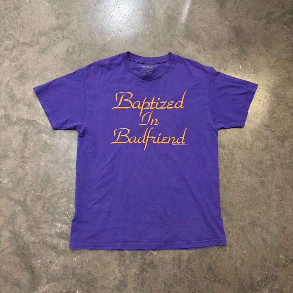 Purple and orange baptized in